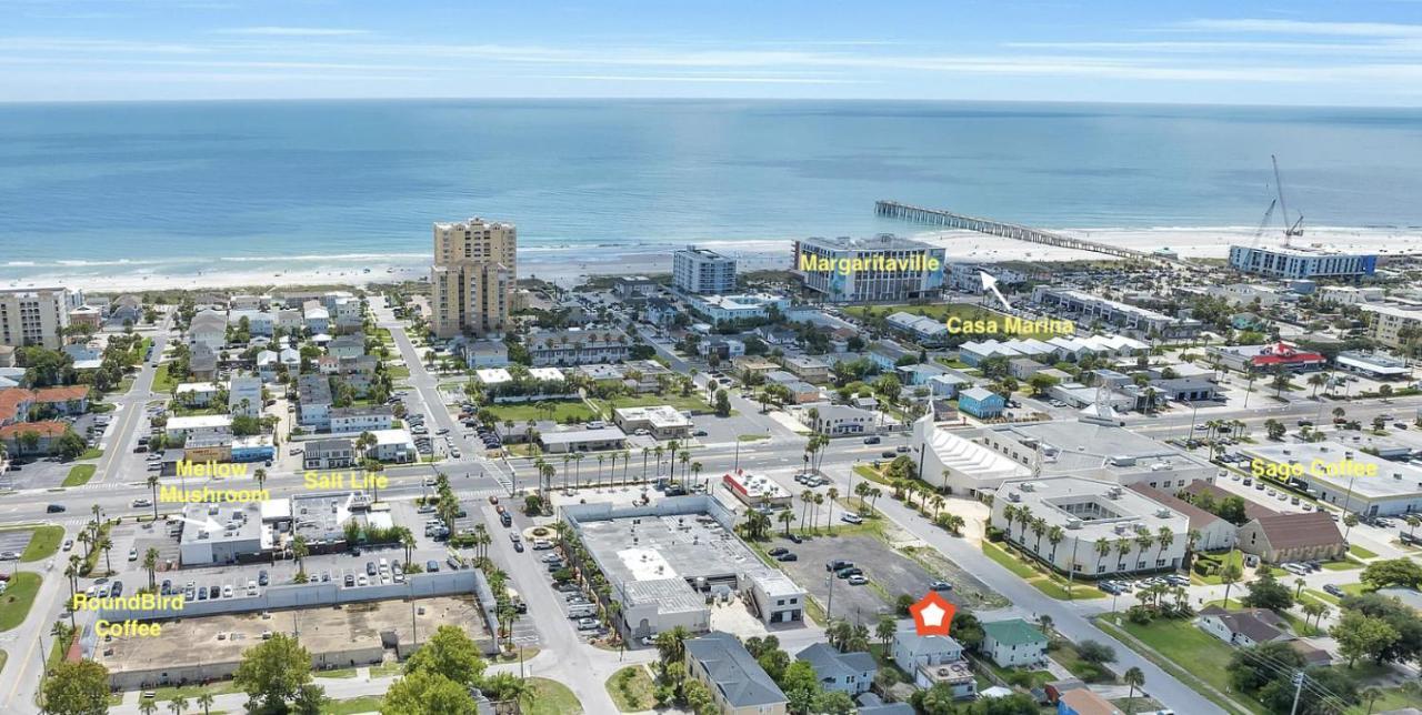 Seas The Day - 4 Blocks To The Beach, Restaurant, And Bar District - Great Deck And Outdoor Space!! Jacksonville Beach Dış mekan fotoğraf
